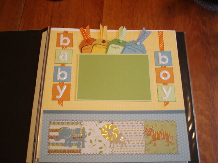 Baby Boy Book - Front Page
