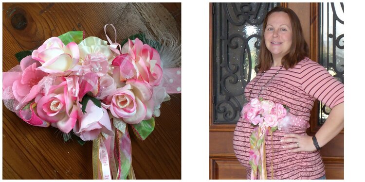 Mother to be Belly Corsage