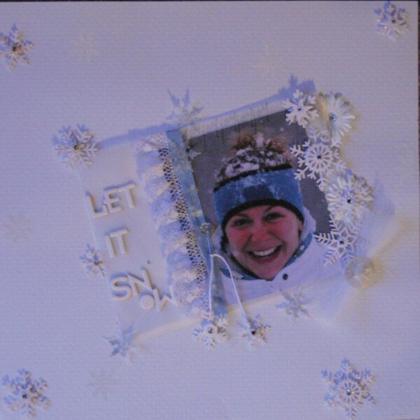Scrapbook Stamping January - Let It Snow