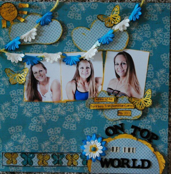 May Scrapbook Stamping - On Top of the World