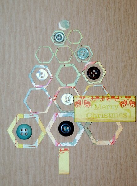 CHA 7 - Hexagons - Merry Christmas