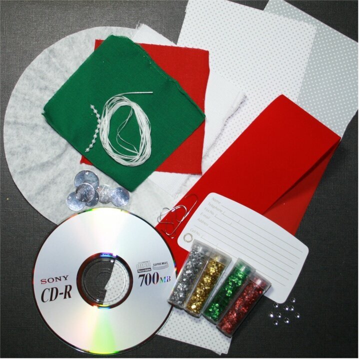 December 2008 Scrap Pack contents