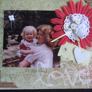 Unconditional Love (may scrap pack challenge)