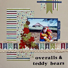 overalls & teddy bears