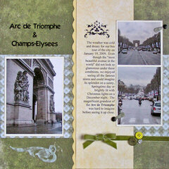 Arc De Triomphe & Champs-Elysees