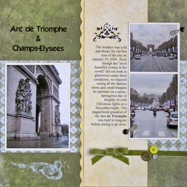 Arc De Triomphe &amp; Champs-Elysees