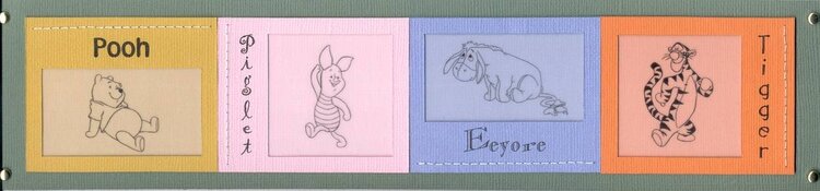 Pooh and Friends Border