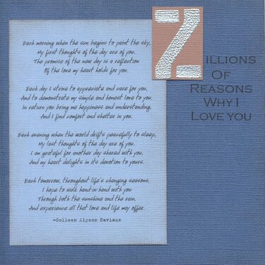 ABC book - Zillions of Reasons Why I Love You