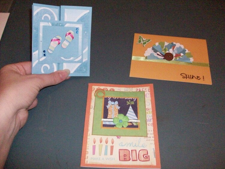 various cards