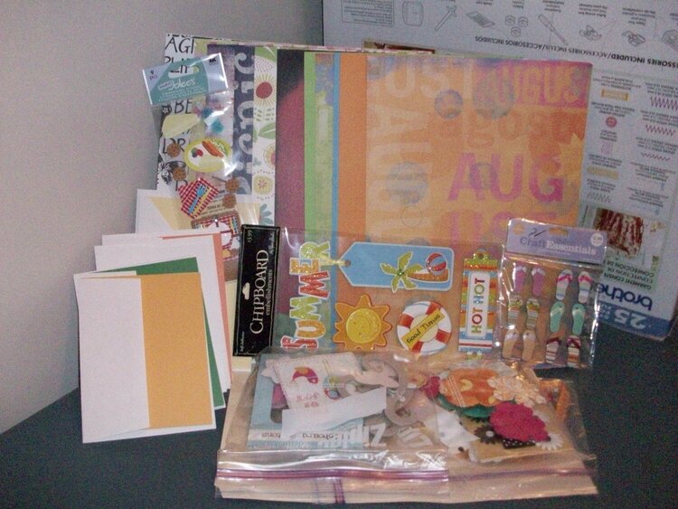 August Monthly Card kit