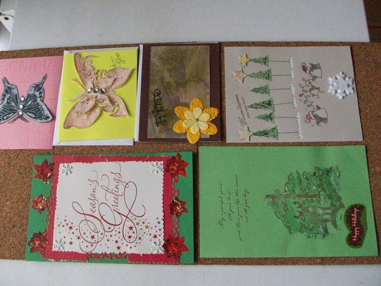 Cards received from Scrappy Grandma