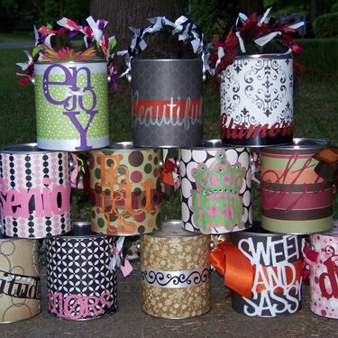 Altered paint cans
