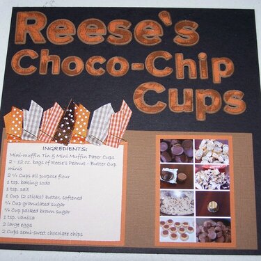Reese&#039;s Choco-Chip Cups (left)