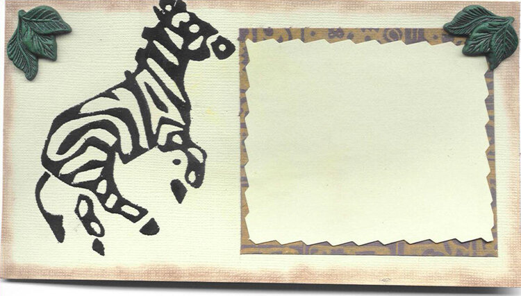 Journaling Box: Zoo/Zebra