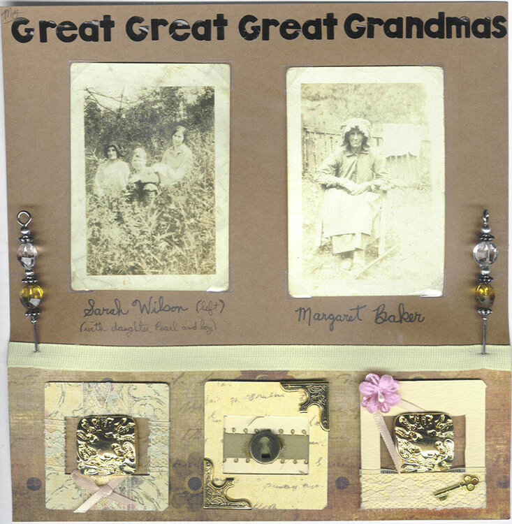 CK Family Heritage Kit: My GGG Grandmas