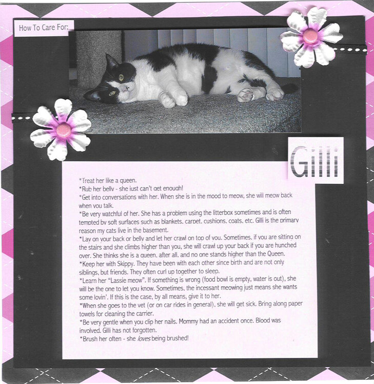 How To Care For: Gilli