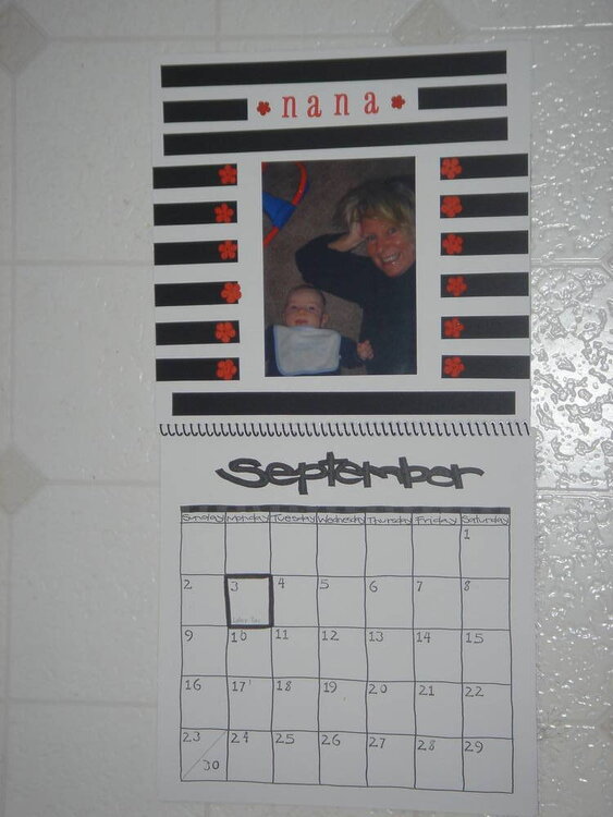 Mom&#039;s 2007 Calendar: September