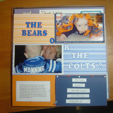 The Bears or The Colts? (closed)