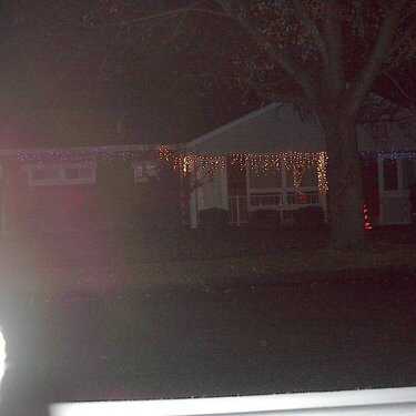 #6 House with Christmas lights (10 pts)