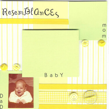 8x8 Gift Baby Album: Resemblances