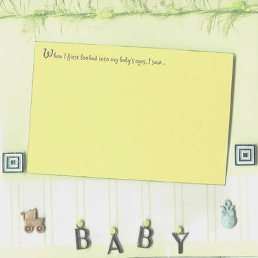 8x8 Gift Baby Book: First Look Into Baby's Eyes