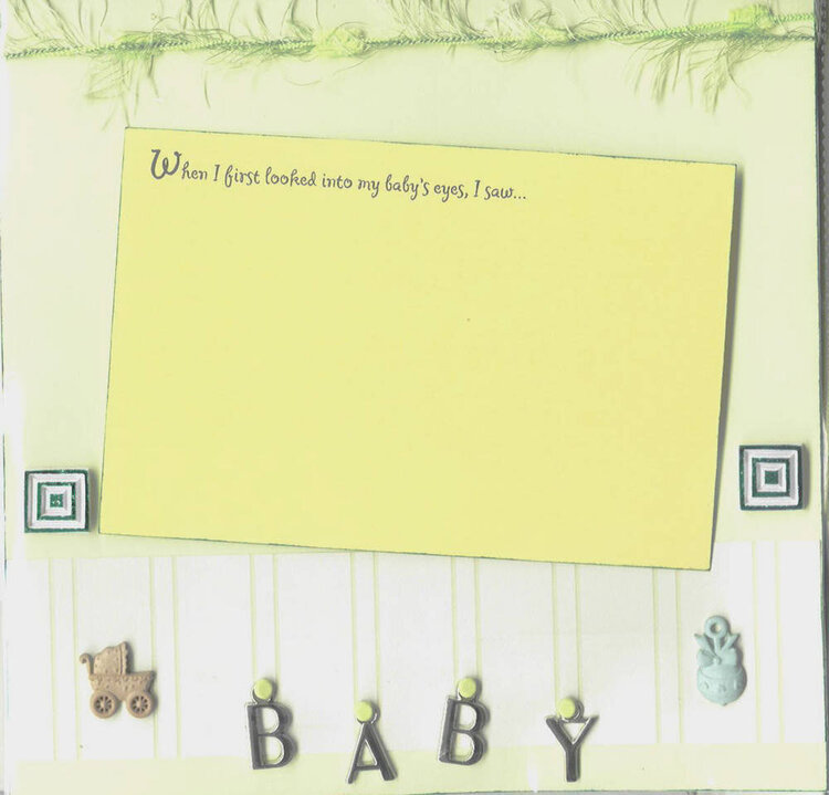 8x8 Gift Baby Book: First Look Into Baby&#039;s Eyes
