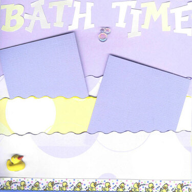 8x8 Gift Baby Book: Bath Time