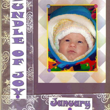 Emily one month old Jan 2004
