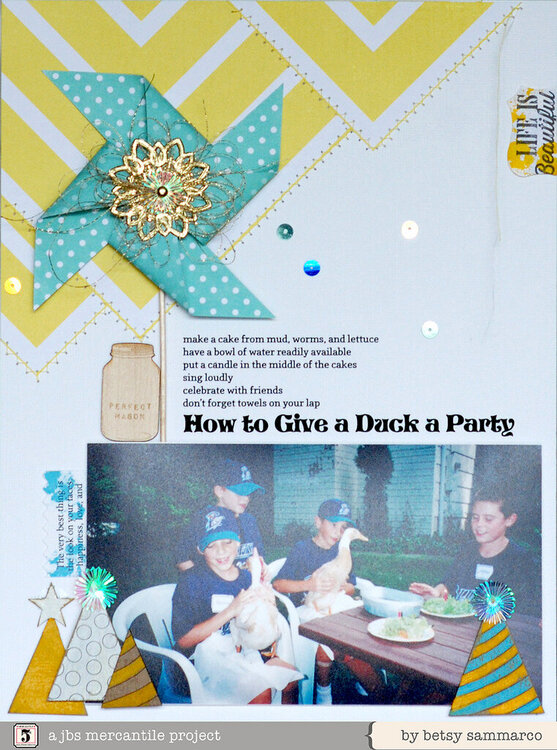 How to Give a Duck a Party