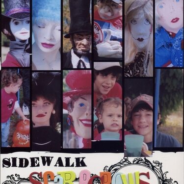 Sidewalk Scarecrows - Gen&#039;s Color Crop Challenge