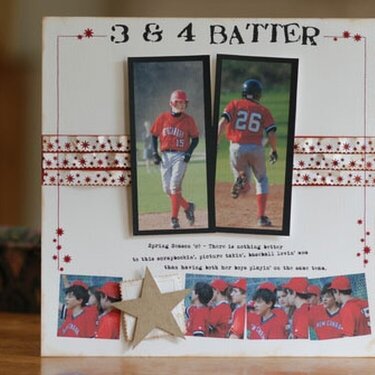 3 and 4 Batter