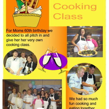 Moms Cooking Class