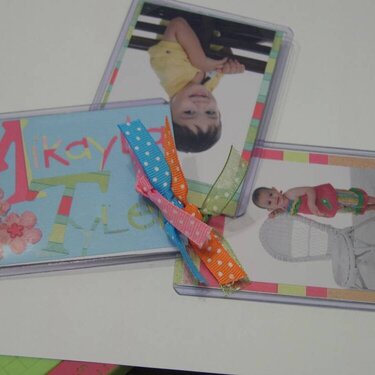 plastic trading-card holders mini album