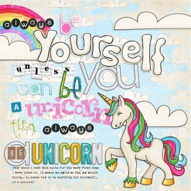 be a unicorn