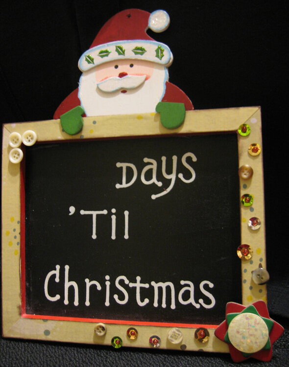 Xmas Countdown Blackboard  *** SCRAPMODE ***