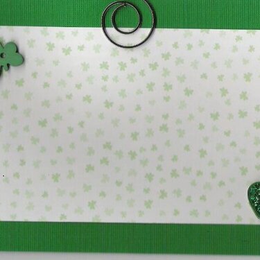St. Patrick&#039;s Day Photo Mat for Monthly Page Kit Swap