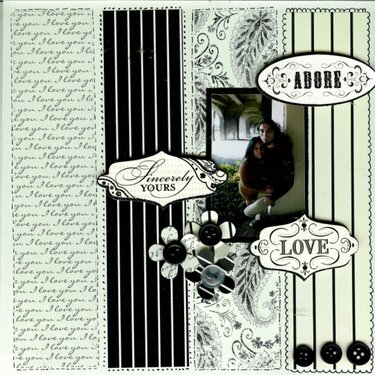 adore~love~sincerely yours