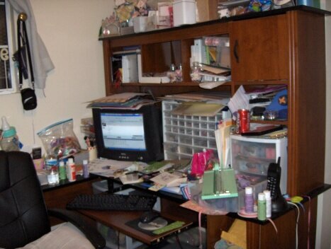 Here is my messy space!