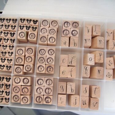 rubber stamp storage