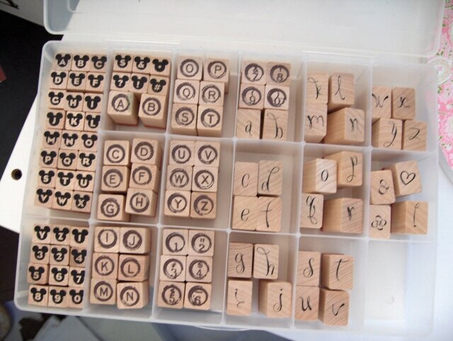 rubber stamp storage