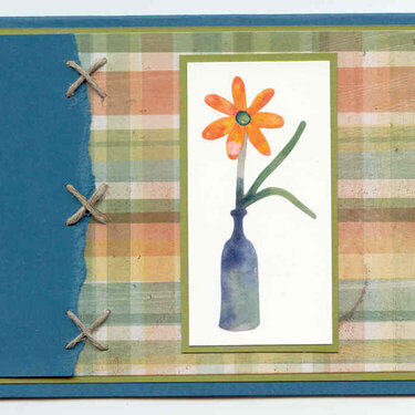 *Distressed* Spring Card (2 of 4)