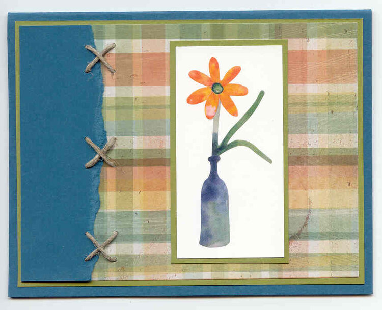 *Distressed* Spring Card (2 of 4)