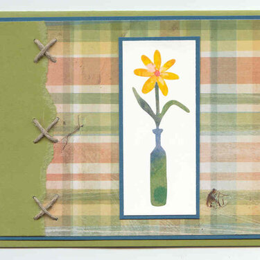 *Distressed* Spring Card (4 of 4)
