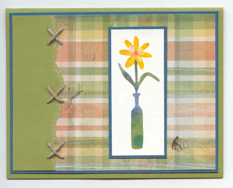 *Distressed* Spring Card (4 of 4)