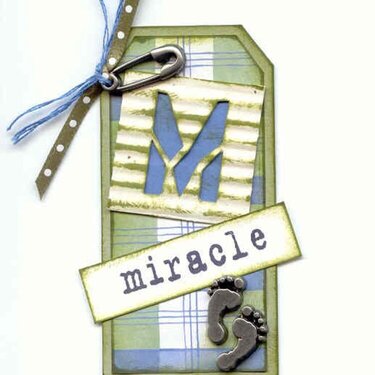 Stencil Tag:  M = Miracle