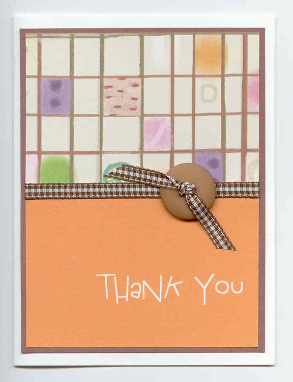 ~Thank You Card~ (Orange)