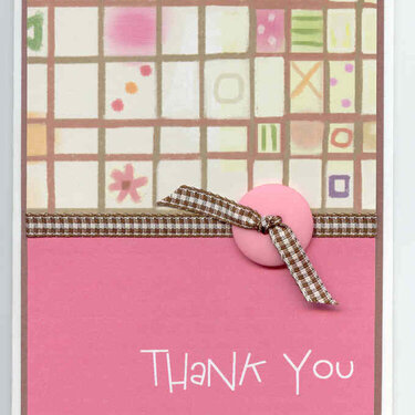 ~Thank You Card~ (Pink)