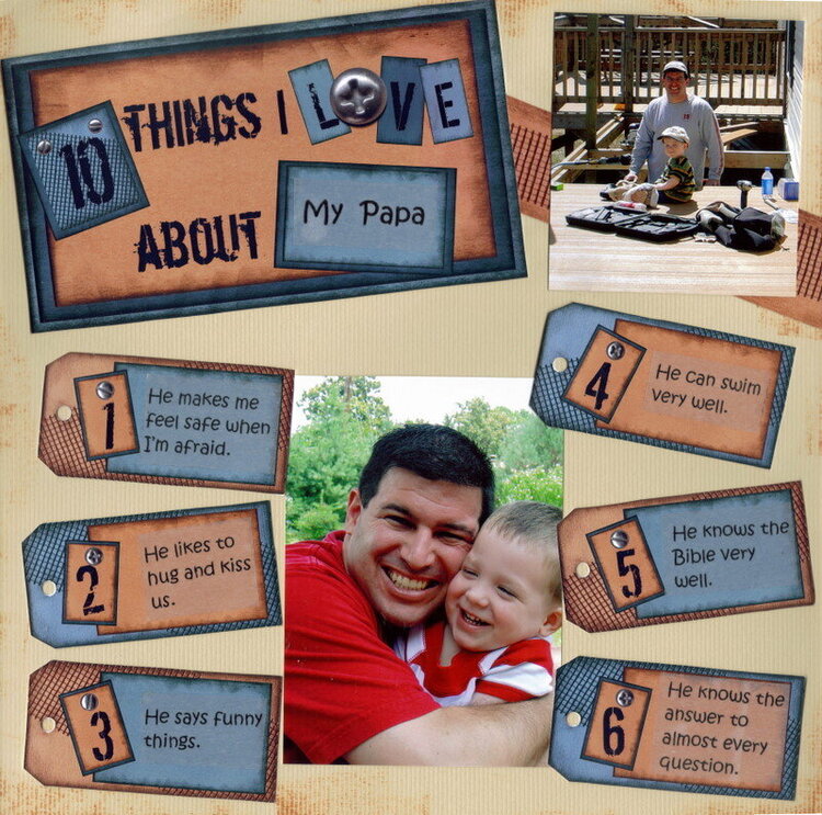 10 Things I Love About My Papa (page1)
