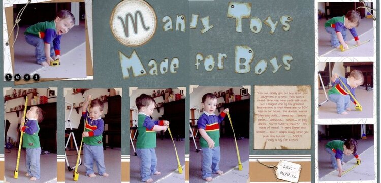 Manly Toys, Made for Boys