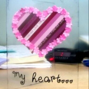 My heart belongs to you card